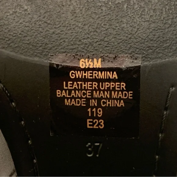 Guess Hermina Black Leather Moto Studded Western Ankle Boots Bootie 6.5 Cowboy - Picture 12 of 12